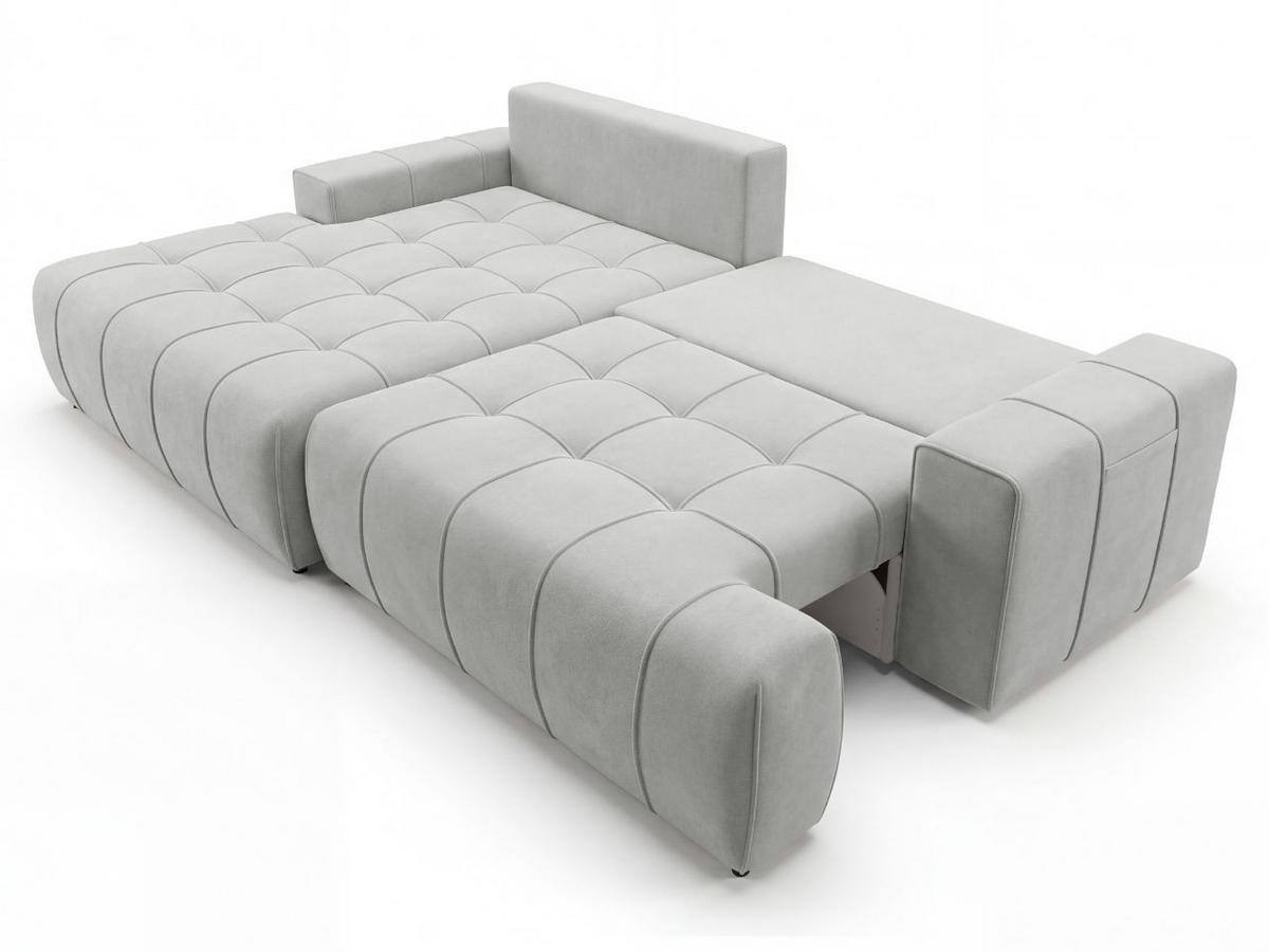 ECKSOFA Tulio Grau Links - Grau, Holz/Textil (270/165cm) - Graingold