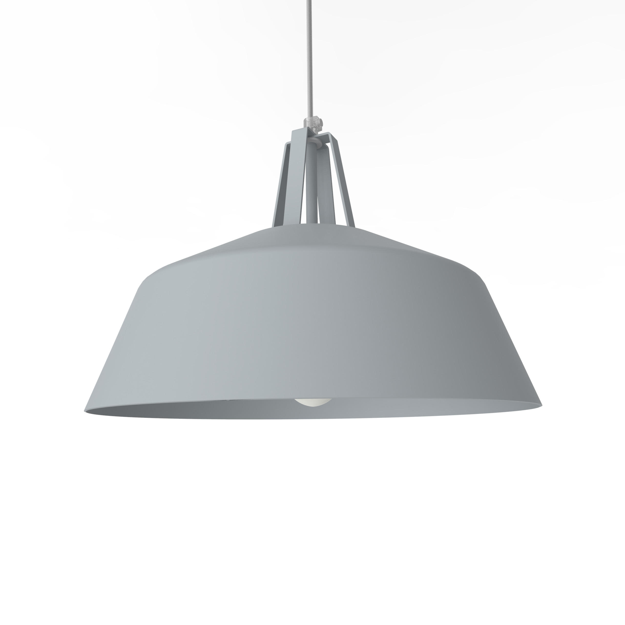 HÄNGELEUCHTE - Grau, Metall (35/35/20cm) - Lumicom