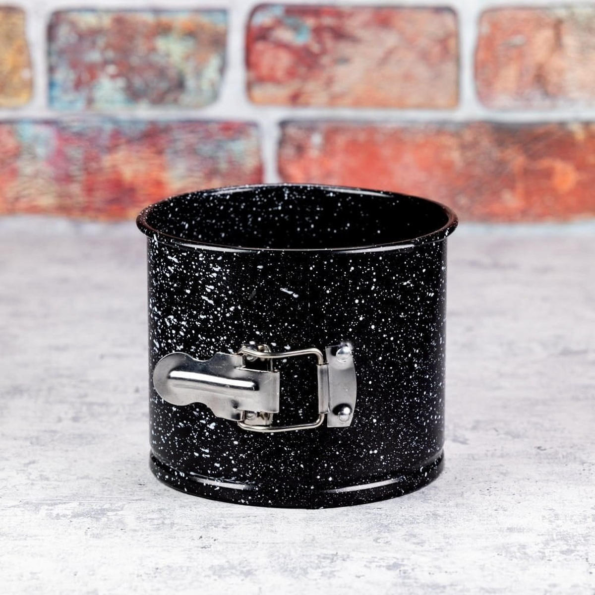 SPRINGFORM Schwarz 14/14/12 cm KH1789 - Schwarz, Metall (14/12/14cm) - Kinghoff 