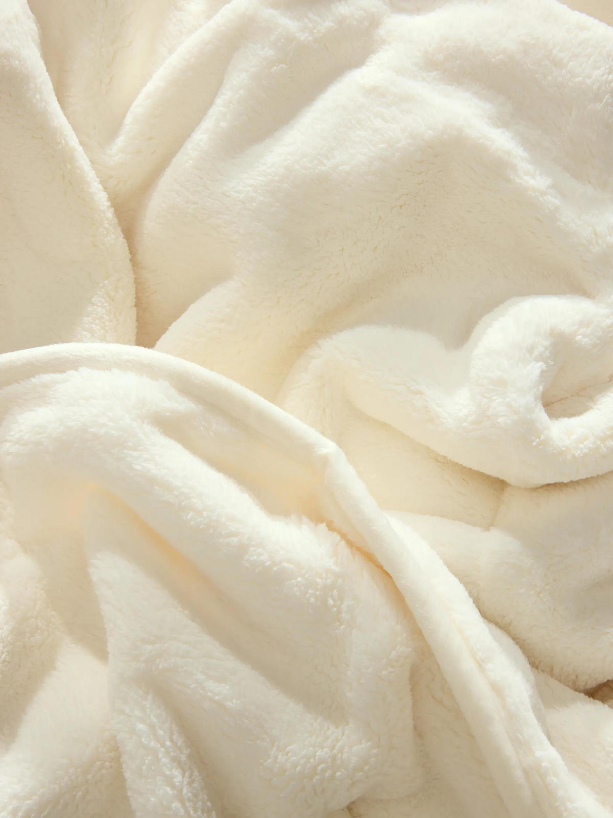 DECKE Cosi Cream 200/220 cm - Creme, Textil (200/220cm) - benuta