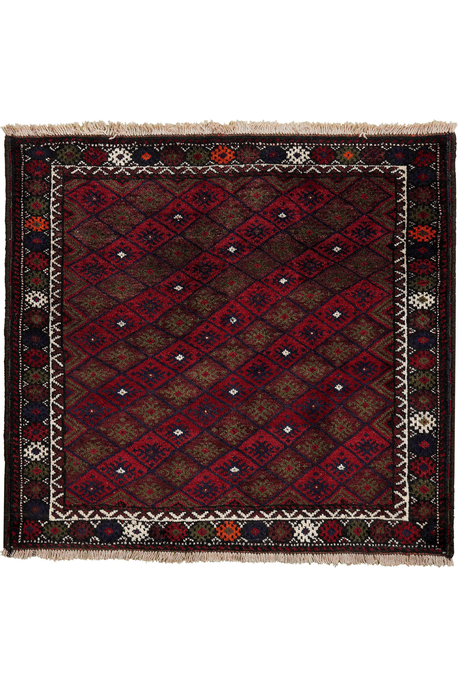 ORIENTTEPPICH handgeknüpft Gashgai Bunt 90/85 cm Schurwolle - Multicolor, Textil (85/90cm) - Looma