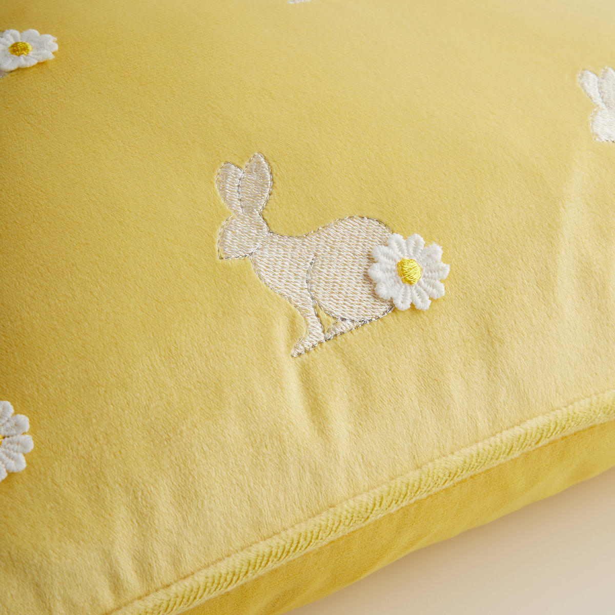 KISSENBEZUG Hopspring - Gelb, Textil (45/45cm) - home&you