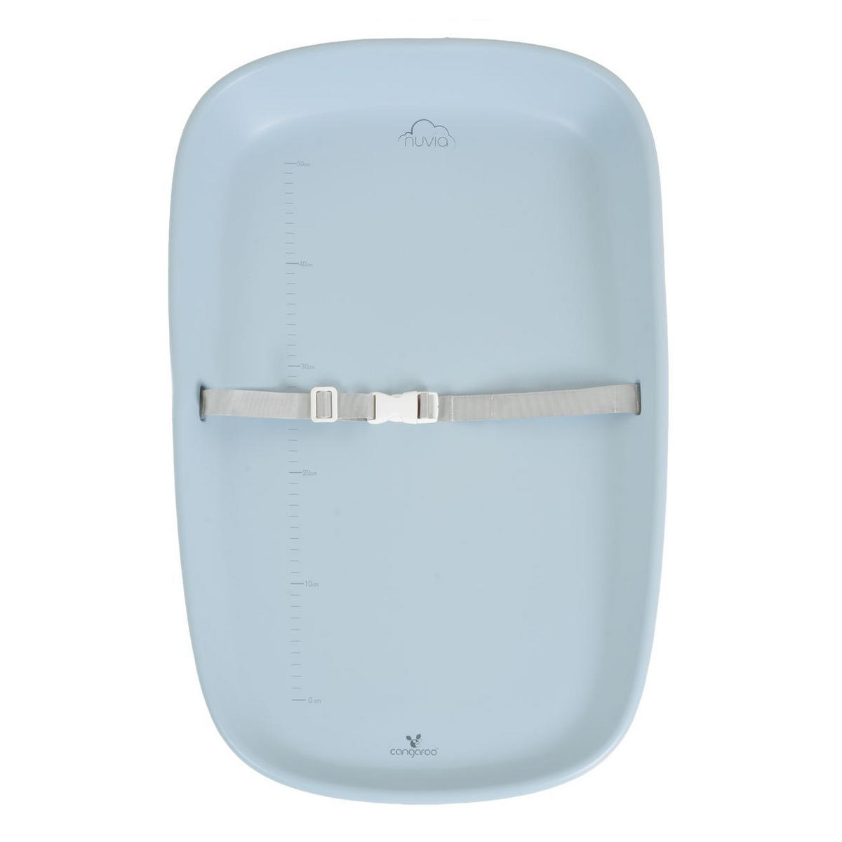 WICKELAUFLAGE Nuvia blau tragbar, Messskala, EVA-Material, Rückenlehne, Sicherheitsgurt - Blau, Kunststoff (44/69cm) - Cangaroo