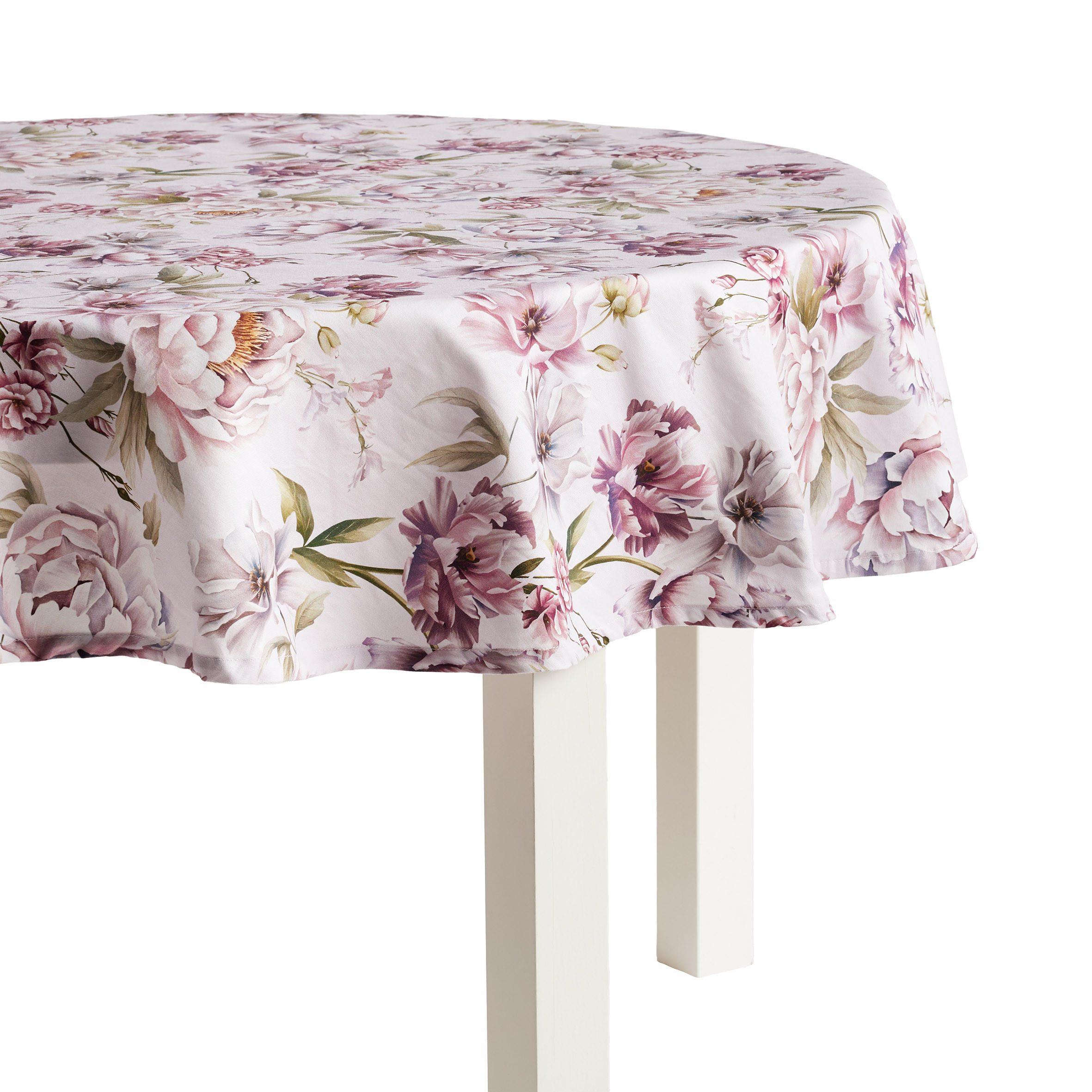 TISCHDECKE Aurelis - Rosa, Textil (160cm) - home&you