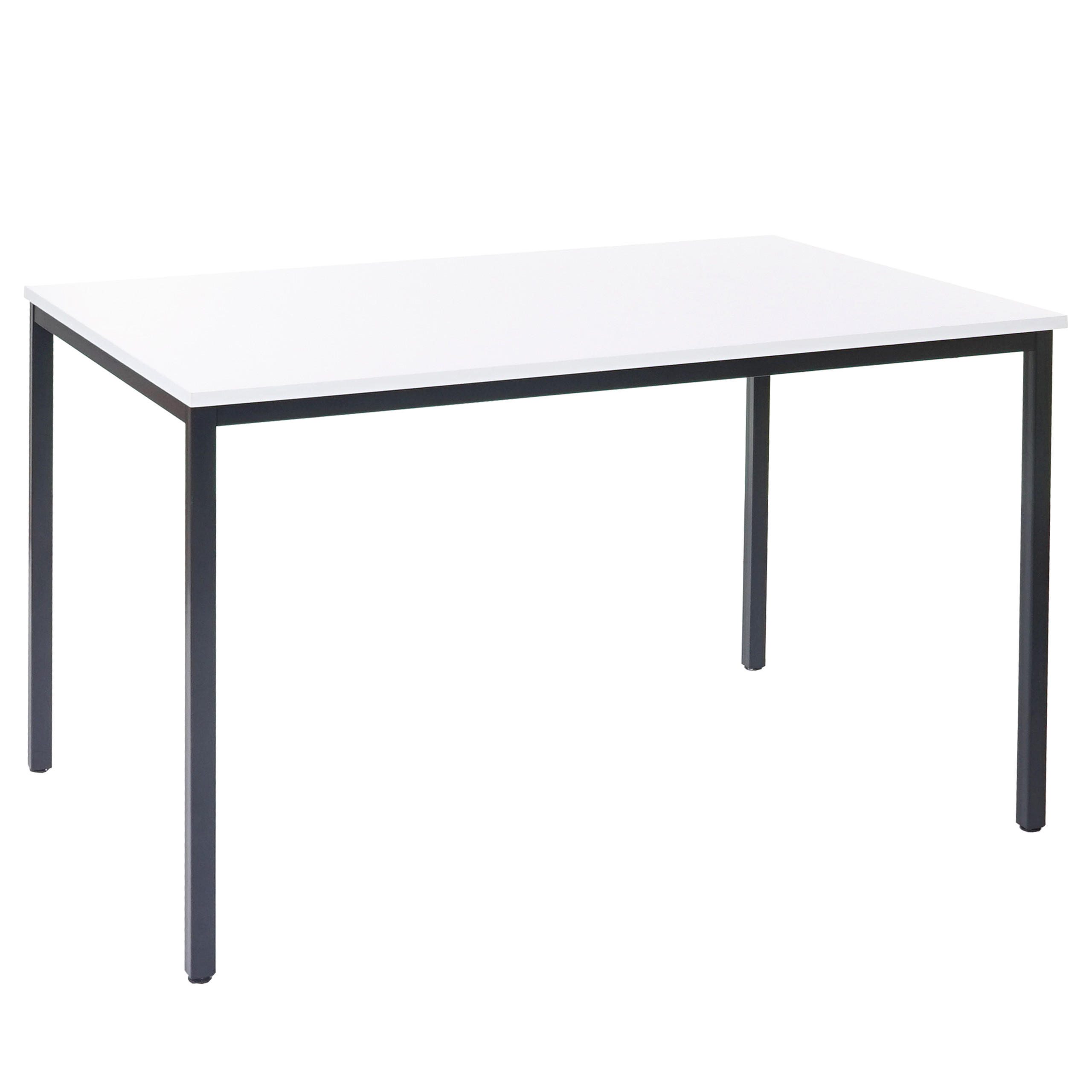 SCHREIBTISCH PETRILA eckig Weiß - Weiß, Holzwerkstoff (80/120/75cm) - MCW