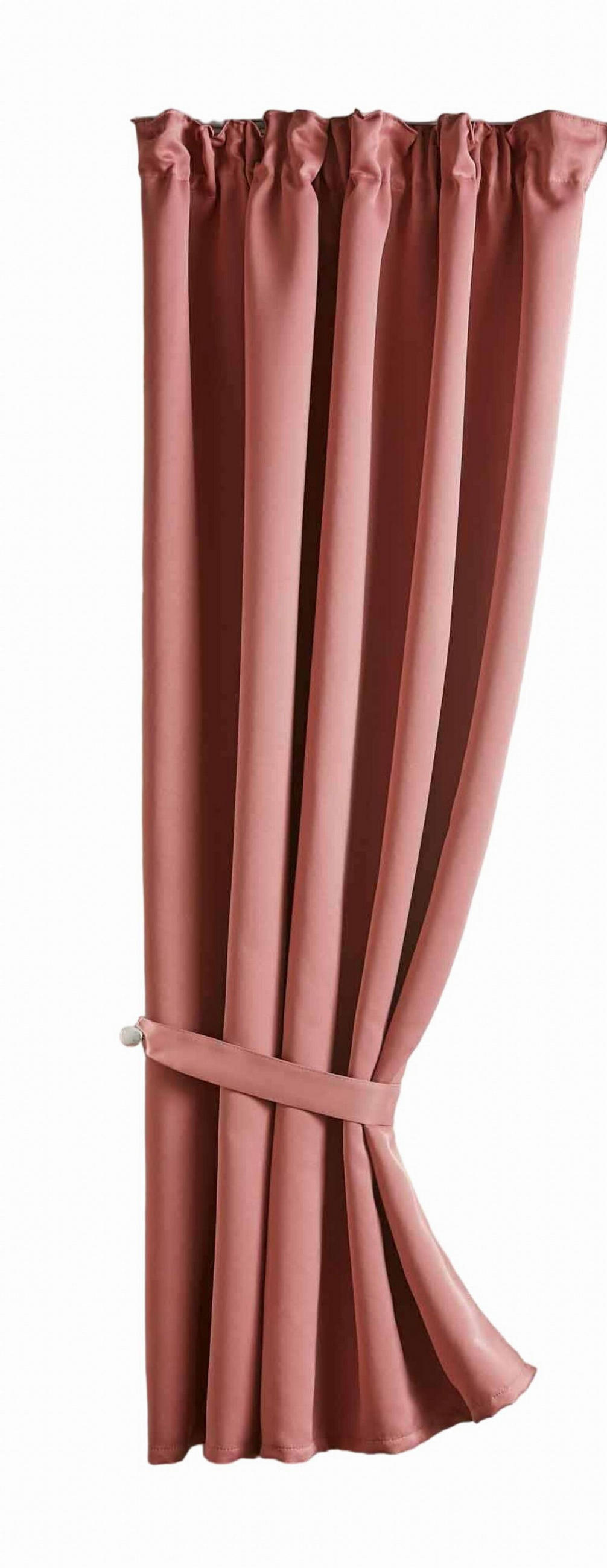 Gardinenbox Vorhang Altrosa 140x160 cm