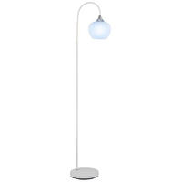 LED STEHLEUCHTE MAXY Glas Weiß - Weiß, Glas (39/25/150cm) - Globo Lighting