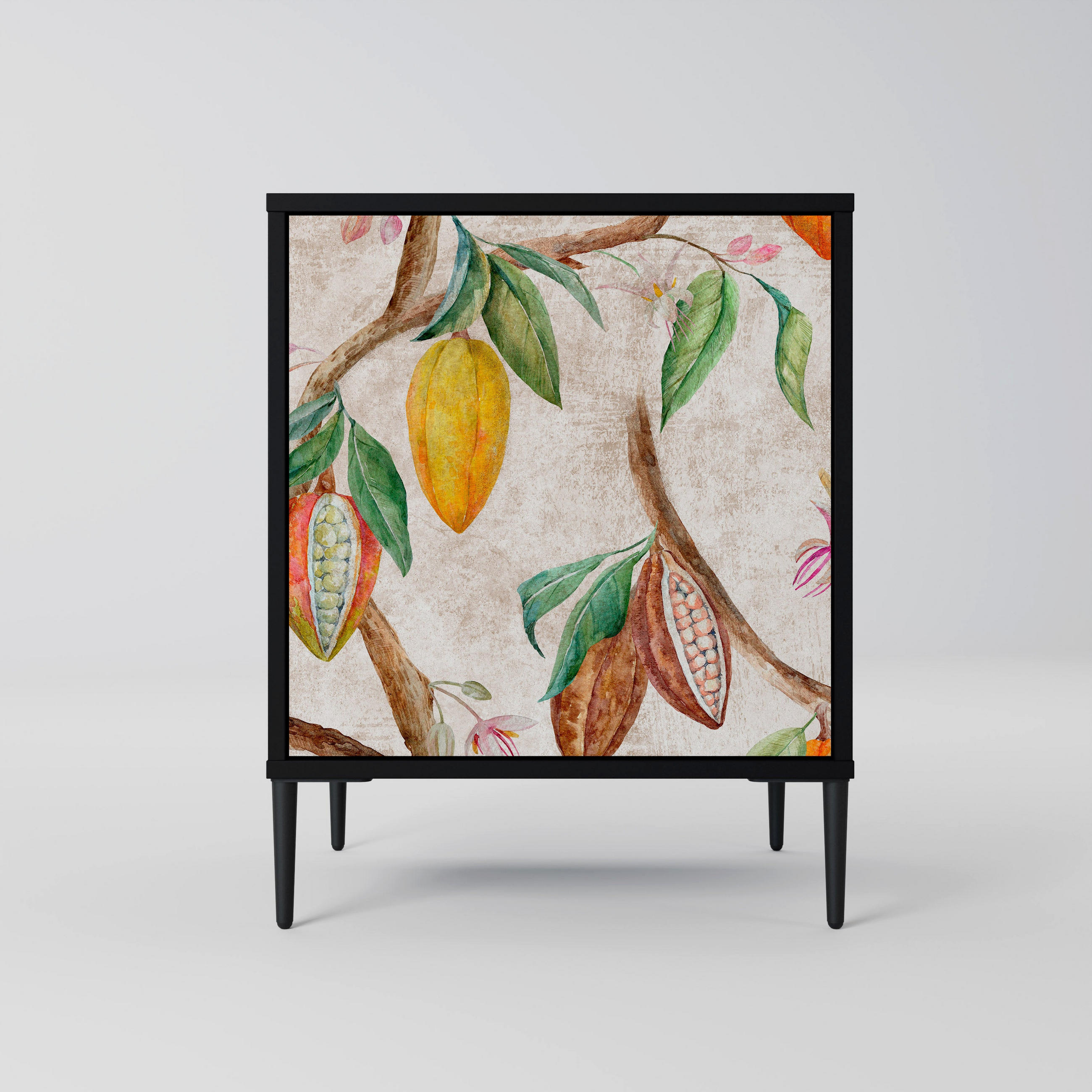 SpaceRebels Sideboard Schwarz 57.5x72.5x42 cm