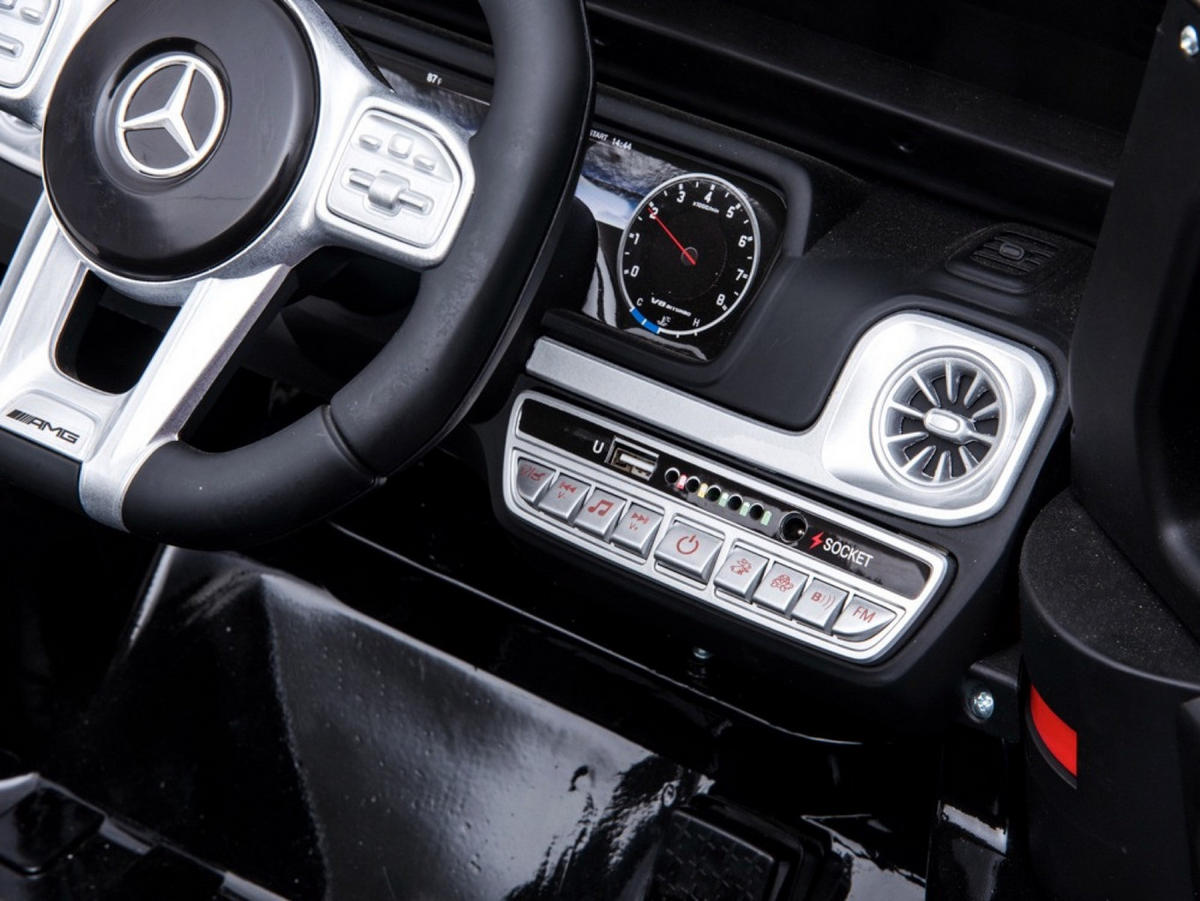 KINDER ELEKTROAUTO Mercedes G63 grau - Grau, Kunststoff (106/62/54cm) - TPFLiving