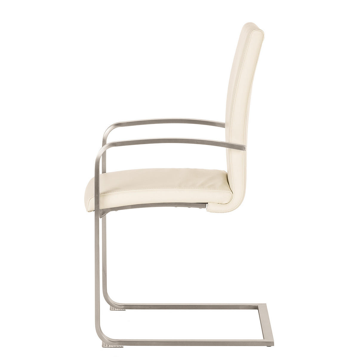 FREISCHWINGER - Creme, Leder/Metall (52/96/56cm) - home24