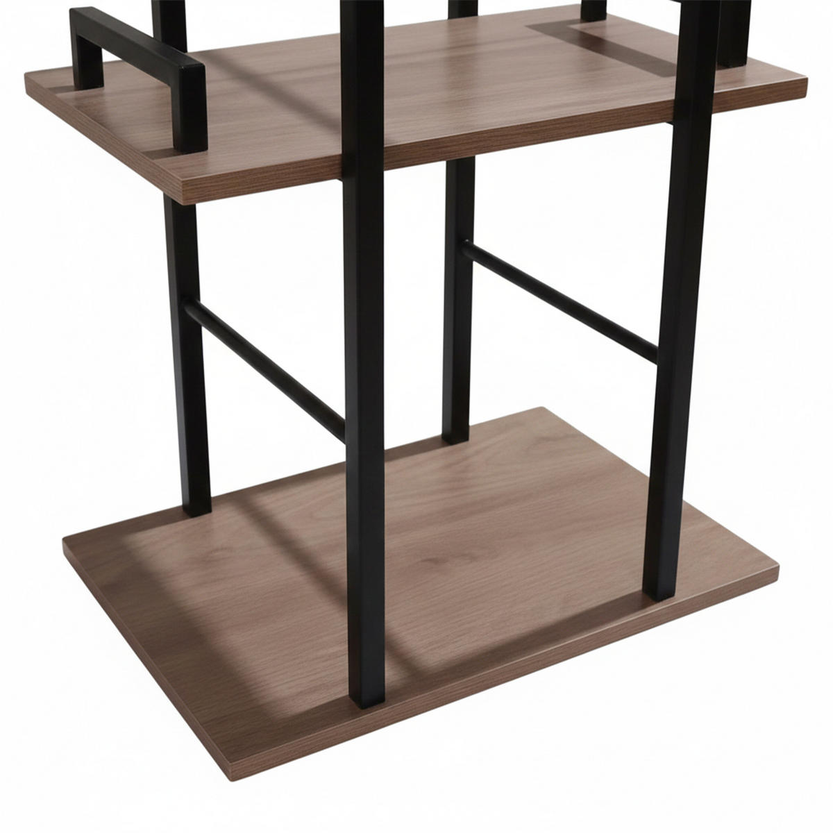 REGÁL - různobarevná, kov/kompozitní dřevo (38/143/24cm) - Relaxdays