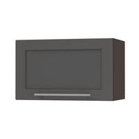 KLAPPHÄNGESCHRANK Kvantum W4BS/60 Graphit Matt / Lava Matt 60 / 32,5 / 36cm - Dunkelgrau/Graphitfarben, Holz/Holzwerkstoff (60/36/32.5cm) - Feldmann-Wohnen