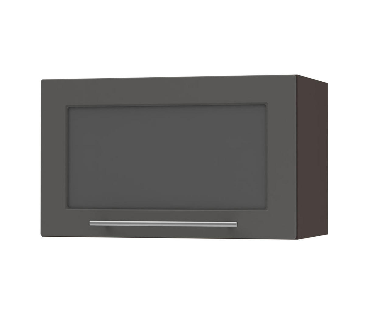 KLAPPHÄNGESCHRANK Kvantum W4BS/60 Graphit Matt / Lava Matt 60 / 32,5 / 36cm - Dunkelgrau/Graphitfarben, Holz/Holzwerkstoff (60/36/32.5cm) - Feldmann-Wohnen