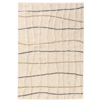 TEPPICH Junis Cream 120/170 cm - Creme, Naturmaterialien/Textil (120/170cm) - benuta