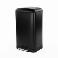 MÜLLEIMER mit Pedal Ariane 20 l 30/29,5/53,3 cm - Schwarz, Metall (29.5/53.3/30cm) - 5five Simply Smart