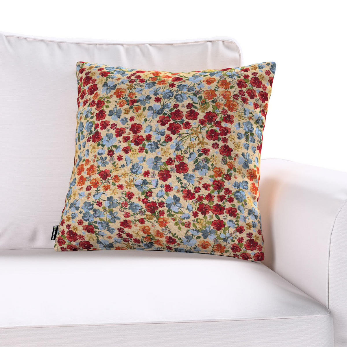 KISSENHÜLLE Intenso rot, 43x43 cm - Rot, Textil (43/43cm) - Dekoria