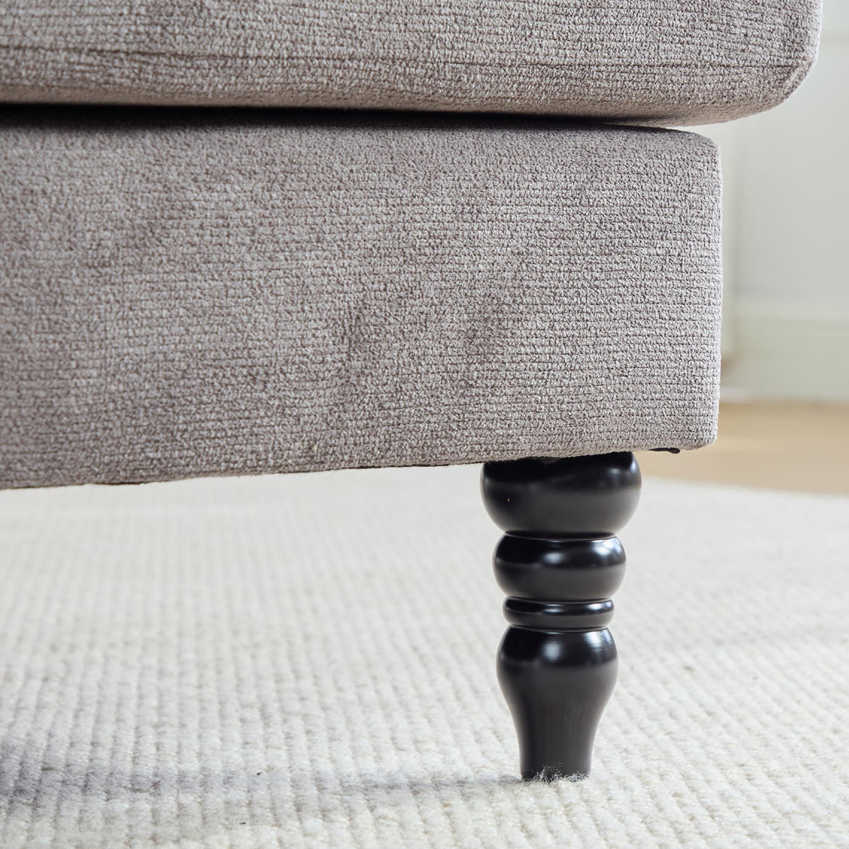 RELAXSESSEL Liege,hochdichte Polsterung,Seitentaschen,Chenille,Grau - Grau, Textil (97/86/125.5cm) - LVHOM