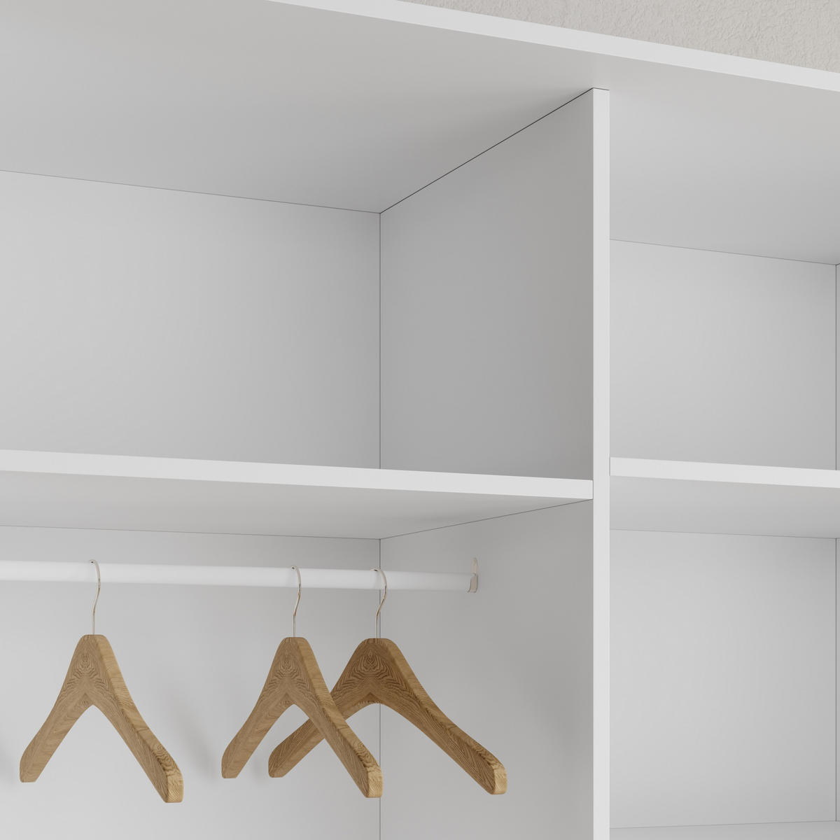SCHWEBETÜRENSCHRANK VONTE 270/205/60 cm 3-türig mit Lamellen Eiche Lefkas - Eichefarben/Schwarz, Holzwerkstoff (270/205/60cm) - MASSENO