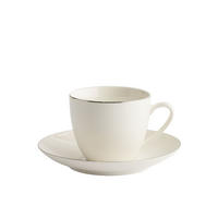 TASSE MIT UNTERTASSE Plata - Silberfarben, Keramik (14.5/7.5/14.5cm) - home&you