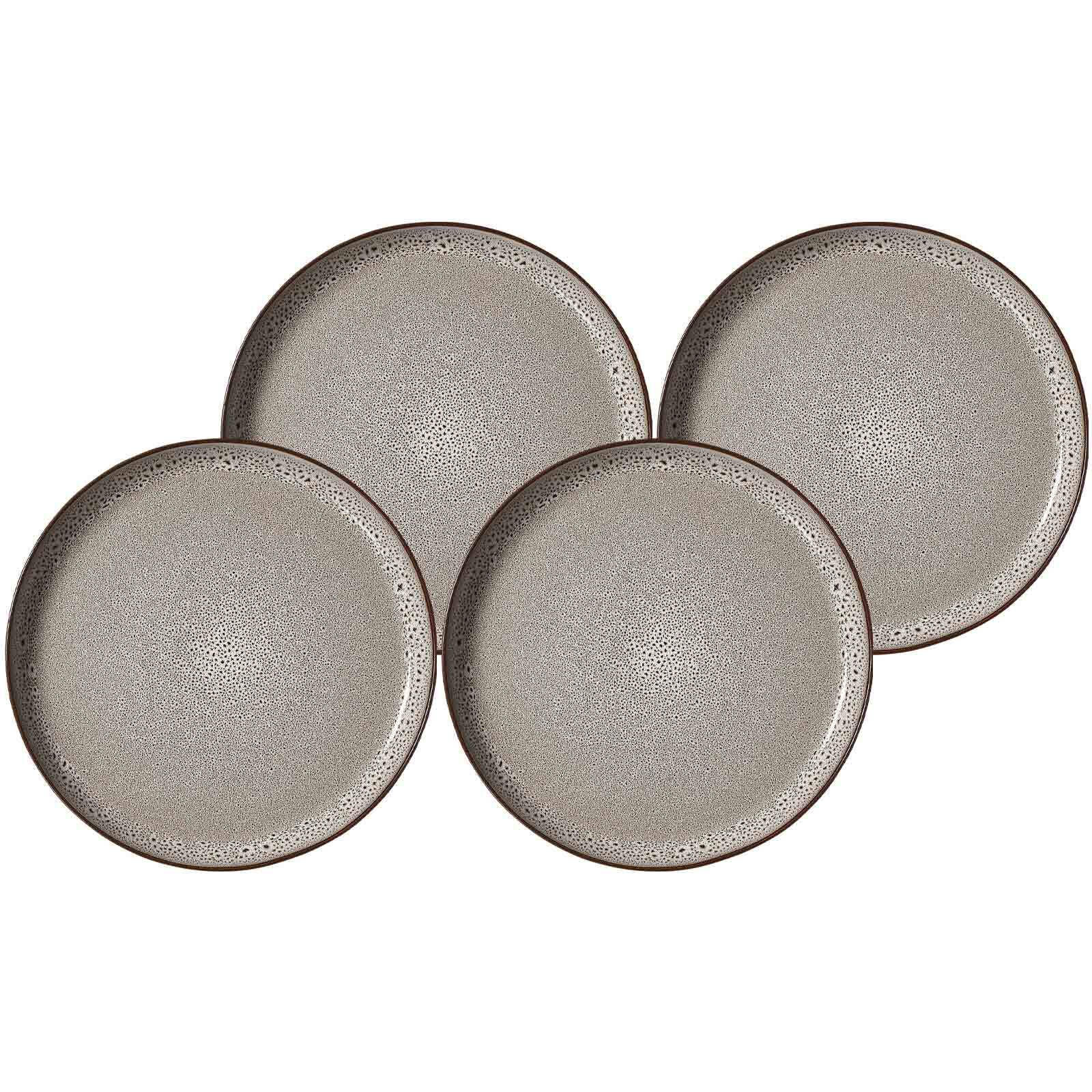 SPEISETELLER Visby Grau ø 26,5 cm 4er Set - Grau, Keramik (26.5cm) - Ritzenhoff Breker