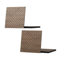 NÁSTĚNNÝ PANEL Dub - barva dubu, kompozitní dřevo (52/52/0.8cm) - Vicco