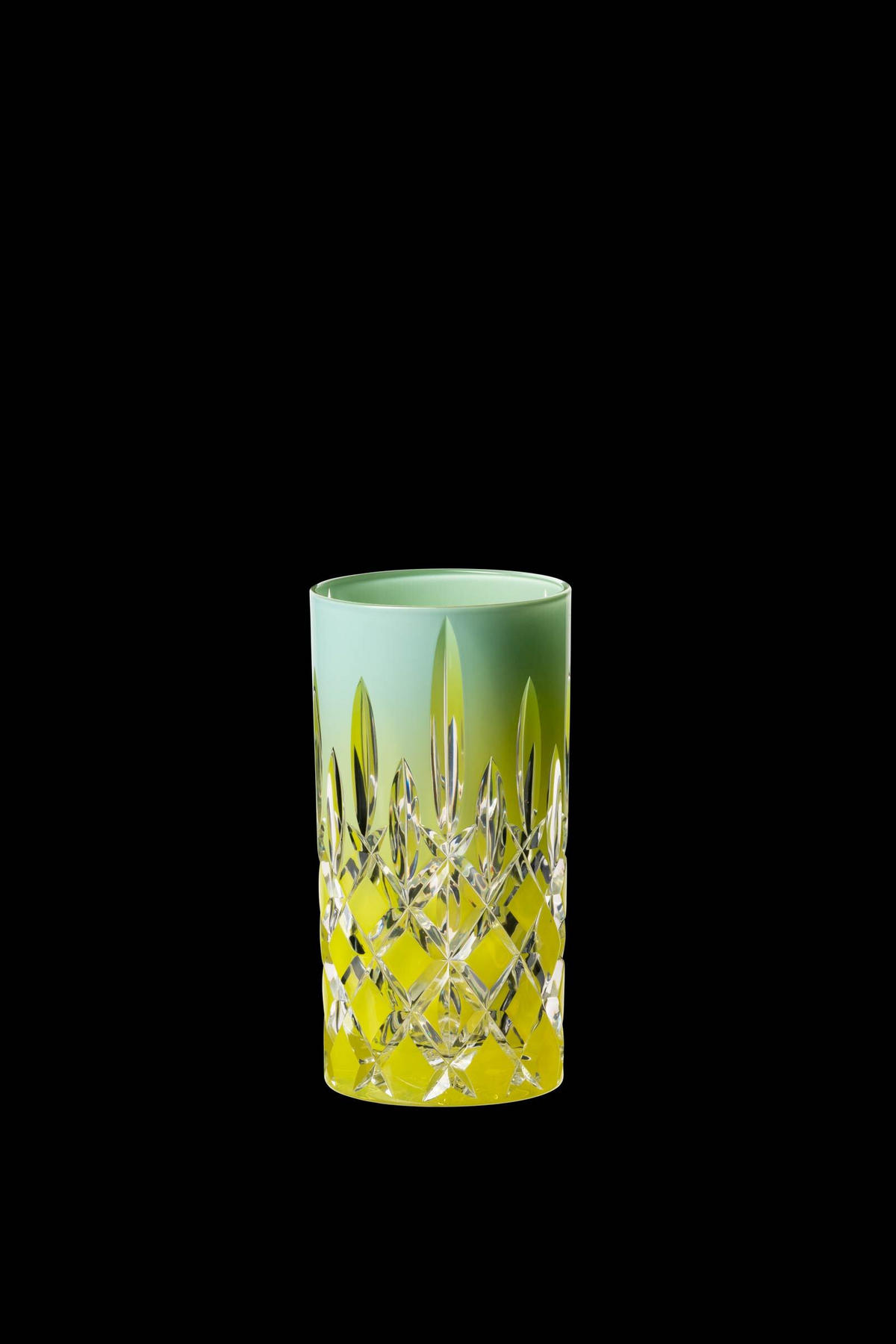 HIGHBALL LONGDRINKGLAS Laudon Türkis-Gelb 395 ml - Türkis/Gelb, Glas (0.395L) - Riedel