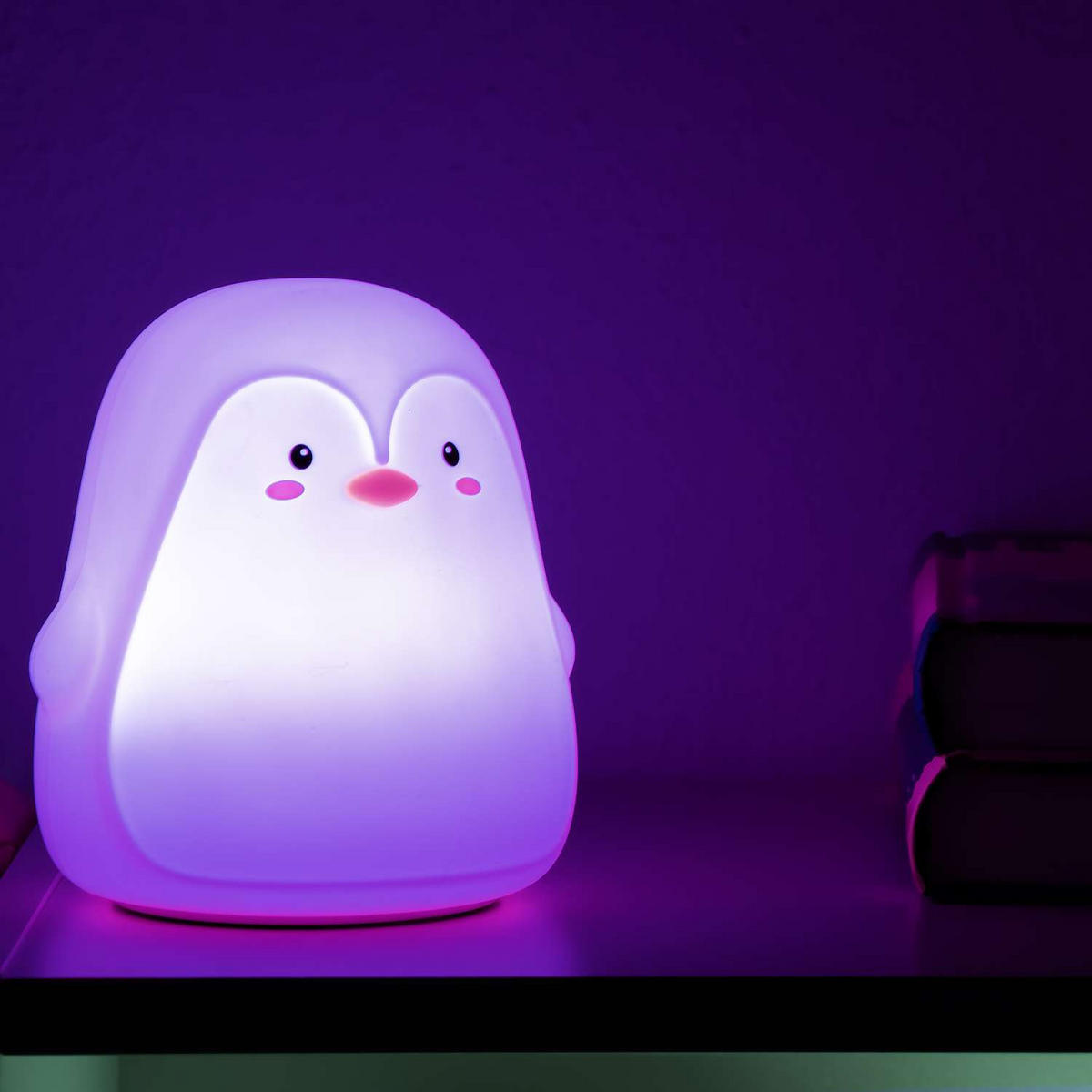 NACHTLICHT für Kinder - Rosa, Kunststoff (11.5/11/13cm) - Intirilife