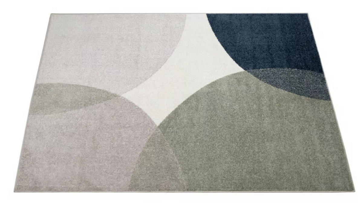 TEPPICH modern Flachgewebe DORY Grün 133 x 190 cm - Grün, Textil (133/190cm) - Novatrend