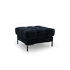 POUF Mamaia aus Samt dunkelblau - Dunkelblau, Textil (60/41/60cm) - Micadoni