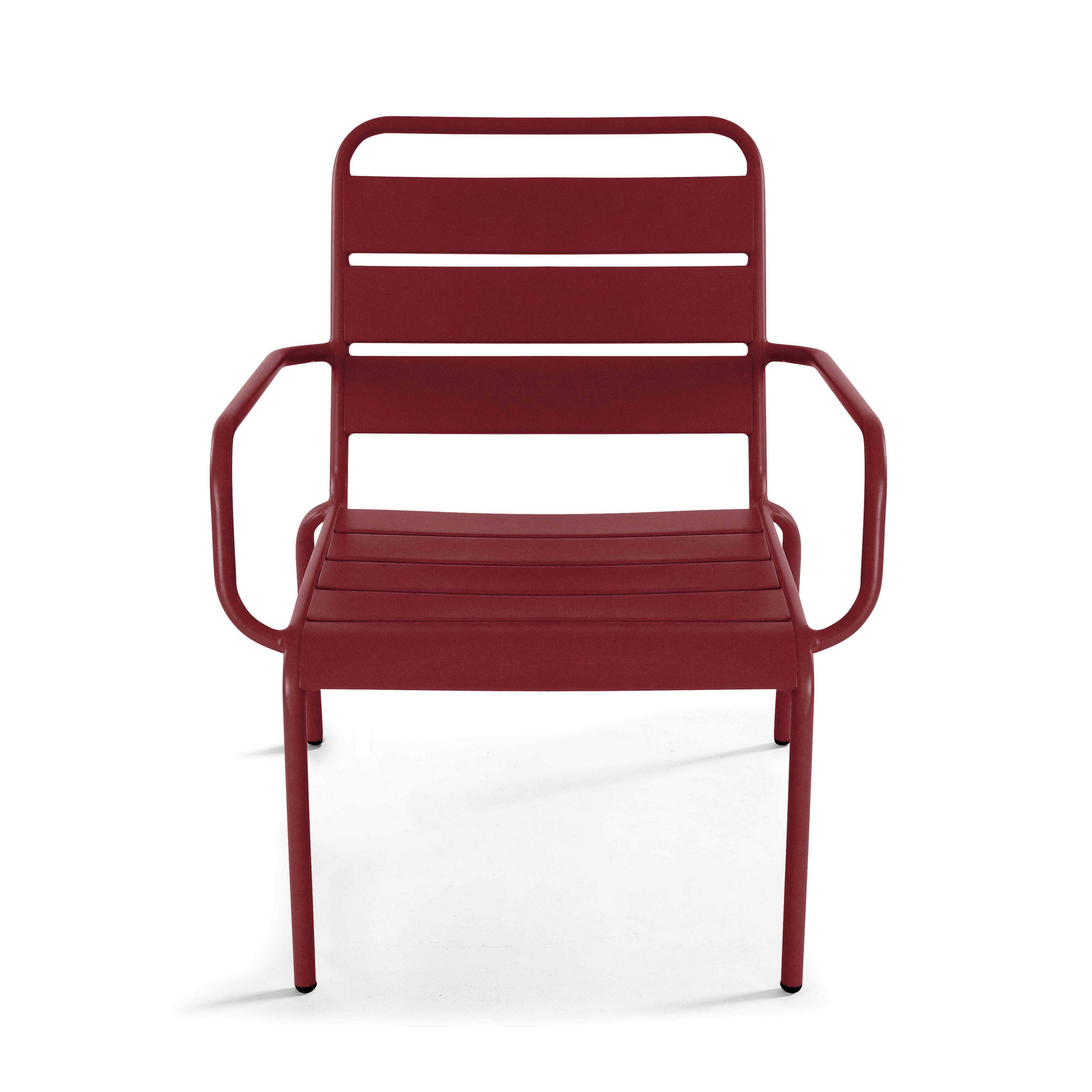 RELAXSESSEL, Lila - Lila, Metall (65/76/70cm) - Oviala