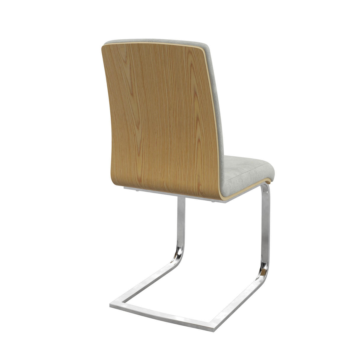 SCHWINGSTUHL Nubia Creme Bouclé Gepolstert - Creme, Holz (44/90/59cm)