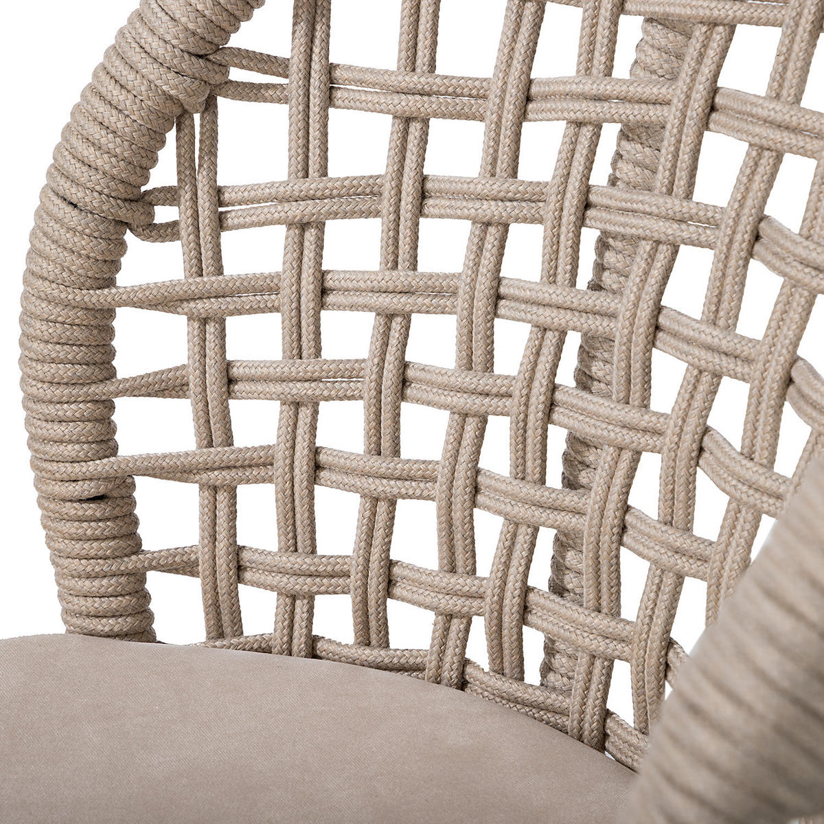 ESSZIMMERSTUHL 2er-Set - Samt / Stahl - Beige / Schwarz - Beige/Schwarz, Textil/Metall (47/84/58cm) - home24