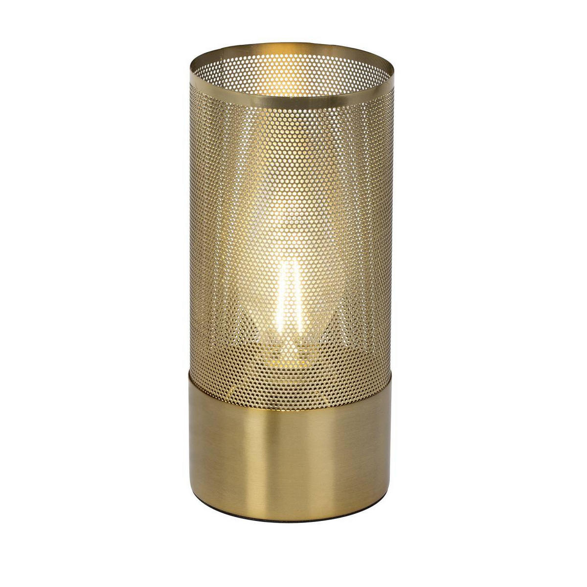 TISCHLEUCHTE Gracian 98940/18 - Messingfarben, Metall (13/13/28cm) - Brilliant