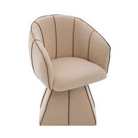 SESSEL mit 360° drehbar, hohe Rückenlehne, DE-42258, Kamelbraun - Sandfarben, Holzwerkstoff (54/74.5/56cm) - ComfortXL