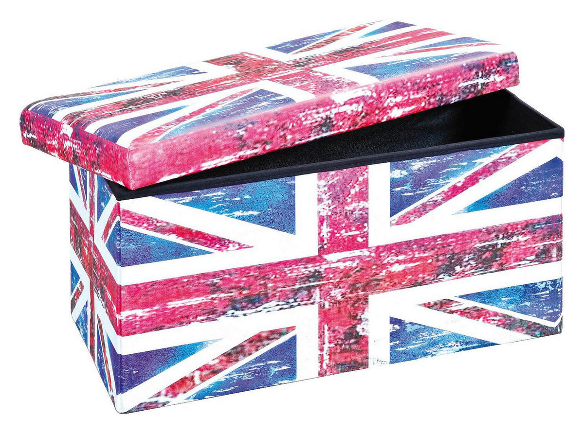 FALTBOX in Multicolor - Blau, Textil (76/38/38cm) - MID.YOU