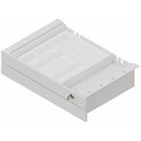 SCHUBLADE DeskDrawerPro2 30,5/46,4/11,1 cm in Weiß - Weiß, Metall (30.5/46.4/11.1cm) - bümö
