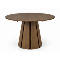 ESSTISCH Alice 180 x 100 x 76,8 cm Ovaler mit Ausziehfunktion, nuss okapi - Haselnussfarben, Metall (100/180/75cm) - Margaret Hadas24