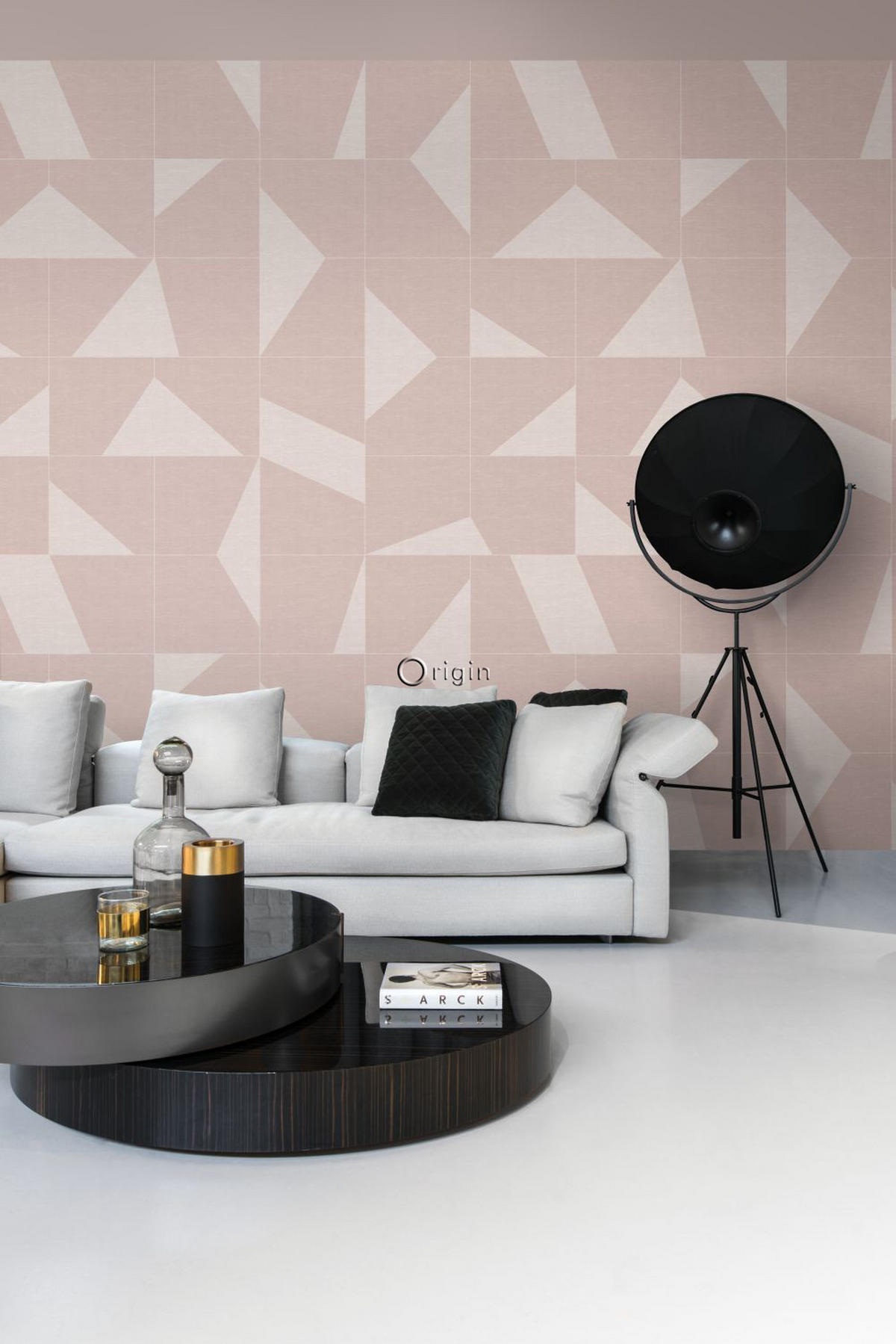 FOTOTAPETE grafisches Motiv 200 x 300 cm - Pink, Papier (200/300cm) - Origin Wallcoverings