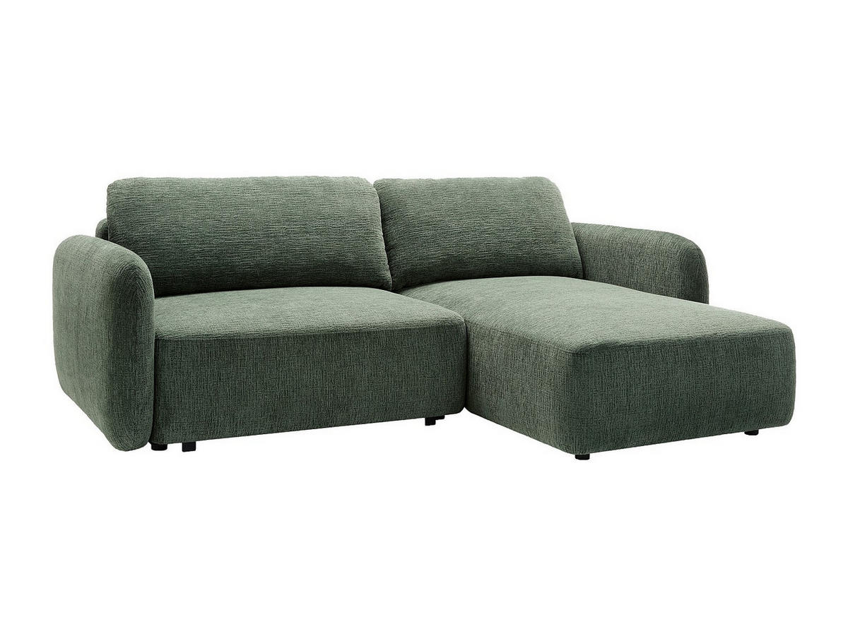 SCHLAFSOFA - 4 Personen - stoff - tannengrün Plufati - Waldgrün, Textil (230/83/165cm) - Vente-Unique