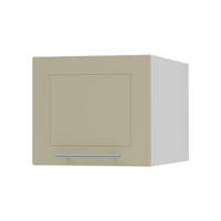 KLAPPHÄNGESCHRANK Kvantum W6B/40 Vanille Matt / Weiß Matt 40 / 59 / 36cm - Creme/Weiß, Holz/Holzwerkstoff (40/36/59cm) - Feldmann-Wohnen