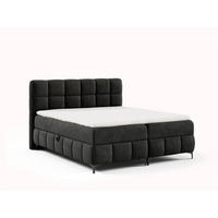 BOXBETT Sophie In Salvador - Schwarz, Holzwerkstoff/Textil (100/200cm) - Fun Möbel