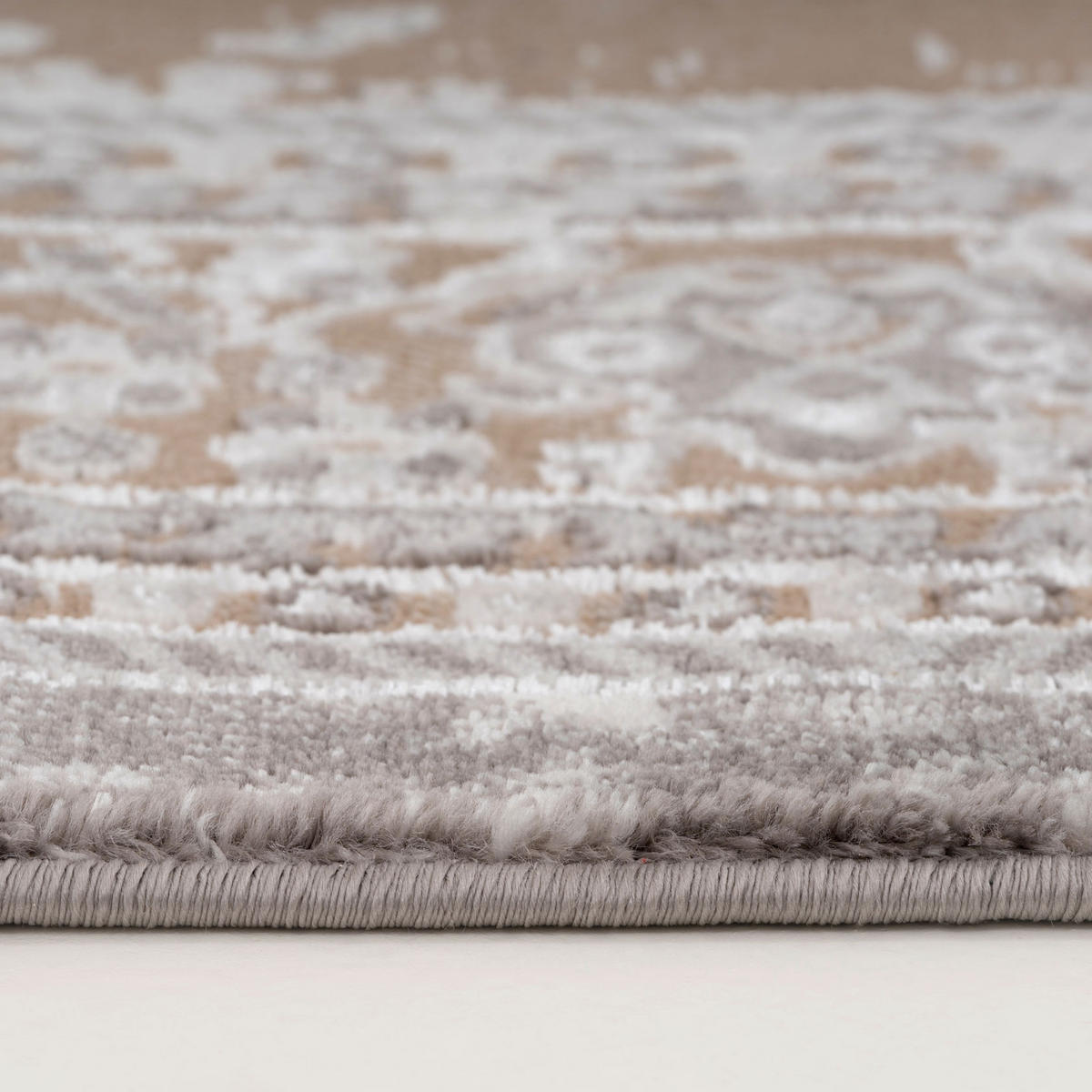 WEBTEPPICH Victoria Beige - Beige, Textil (160/230cm) - Kukoon Rugs