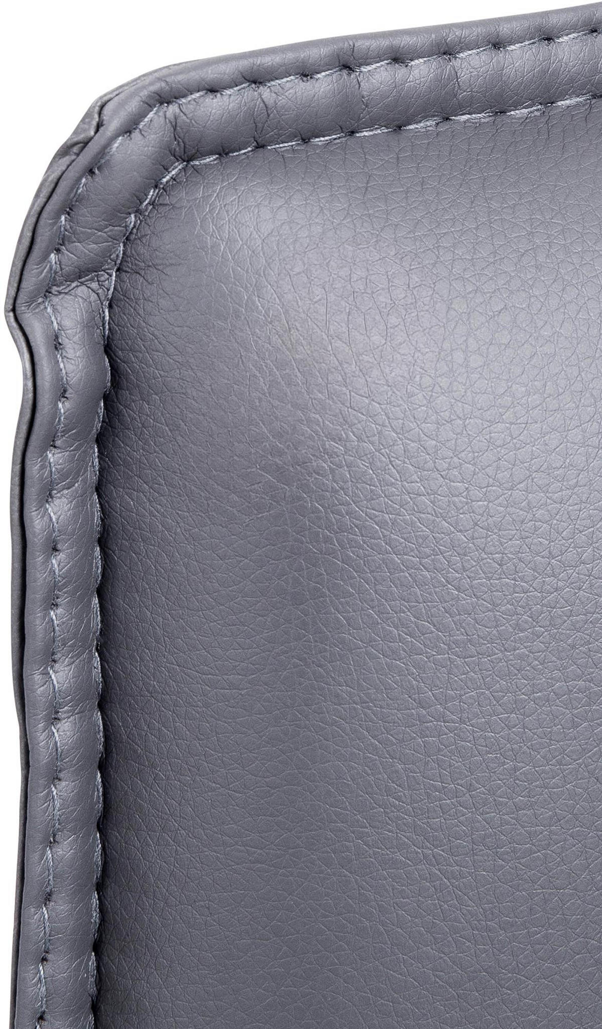 SCHWINGSTUHL Lederlook Grau - Grau, Textil/Metall (57/92/59cm) - CLP