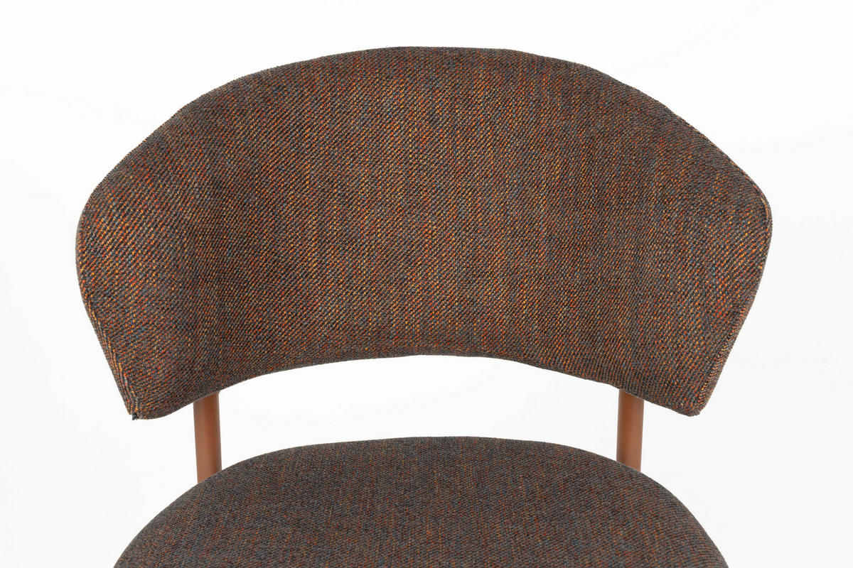 ESSZIMMERSTUHL Jasmine - Braun - 63/50/85 cm - 2er-Set - Braun, Textil (50/85/63cm)