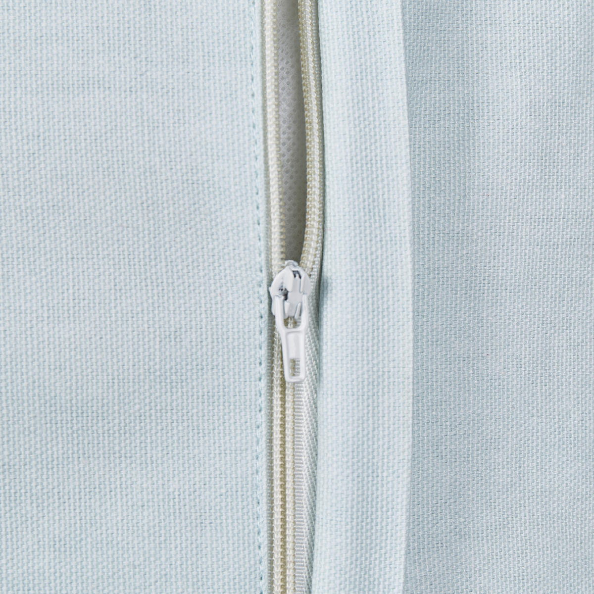 DEKOKISSEN 2er-Set Grau 30/50 cm Gazania - Weiß/Grau, Textil (30/50cm) - Beliani