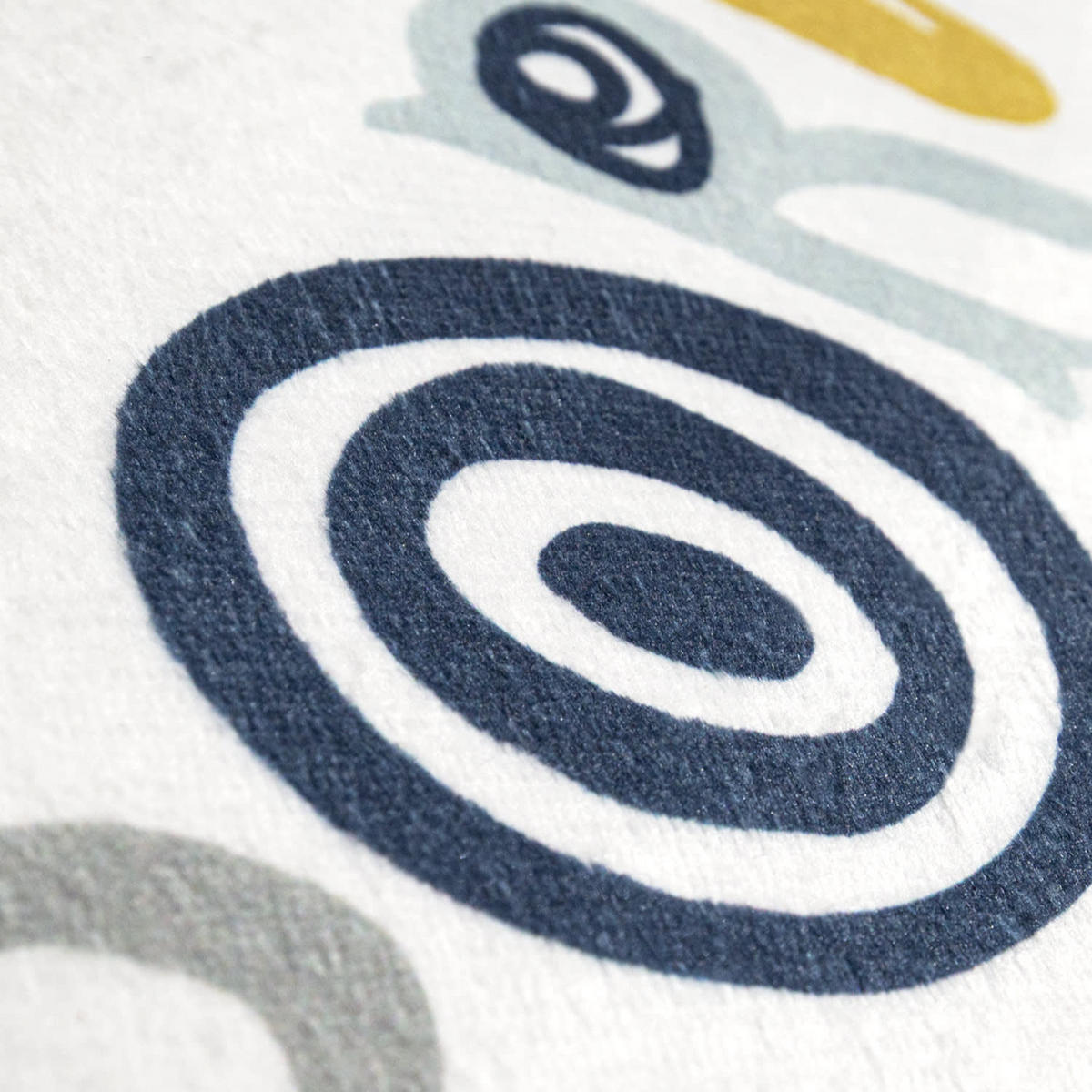 KINDERTEPPICH waschmaschinenwaschbar Patchwork Kinderzimmer schmutzabweisend Blau Rechteckig 80x150 - Blau, Textil (80/150cm) - KADIMA DESIGN