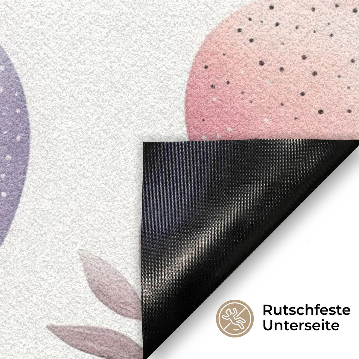 FUSSMATTE Eier - Bunt - Muster 60x40 cm - Multicolor, Kunststoff (40/60cm) - MuchoWow