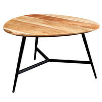 COUCHTISCH BEAUTY BY NATURE Akazie quadratisch Natur 60cm - Braun, Holz/Metall (60/60/36cm) - riess-ambiente