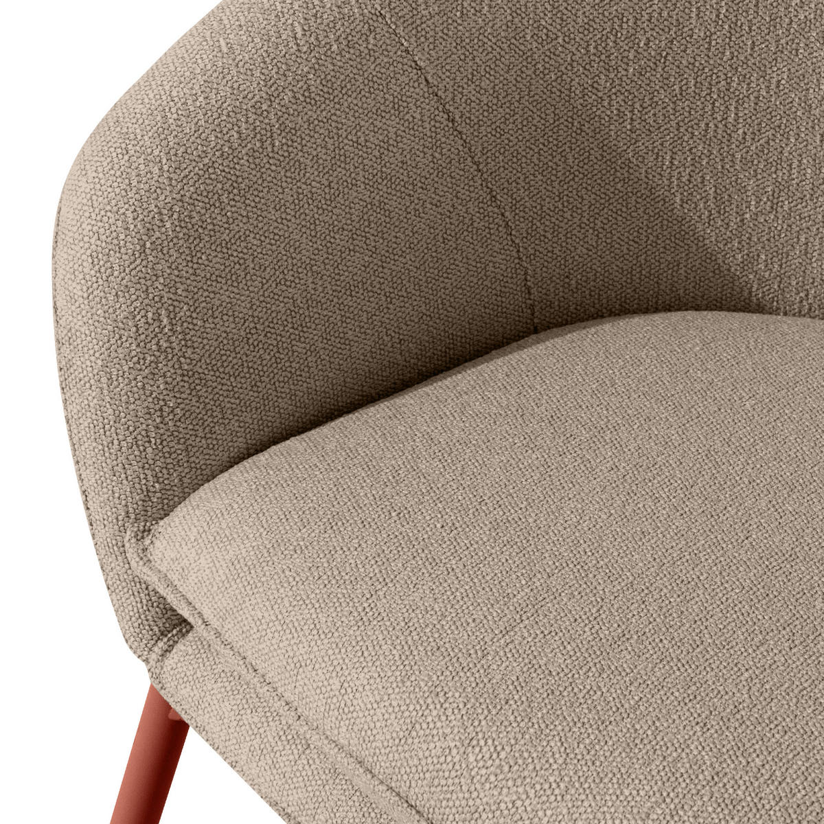 GARTENSESSEL SOLIS Loungesessel, - Hellbraun, Textil/Metall (69/76/66cm) - KONSIMO®