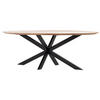 ESSTISCH oval aus Mangoholz 240cm, natürlich - Braun, Holz (240/110/78cm) - Giga Meubel